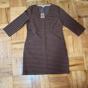 Boden Bronte Ottoman 3/4 Sleeve Dress NWT